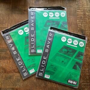 Vue-All Archival Slide Saver Sleeves 75 pages 35mm 120 Mounted Holds 20 slides